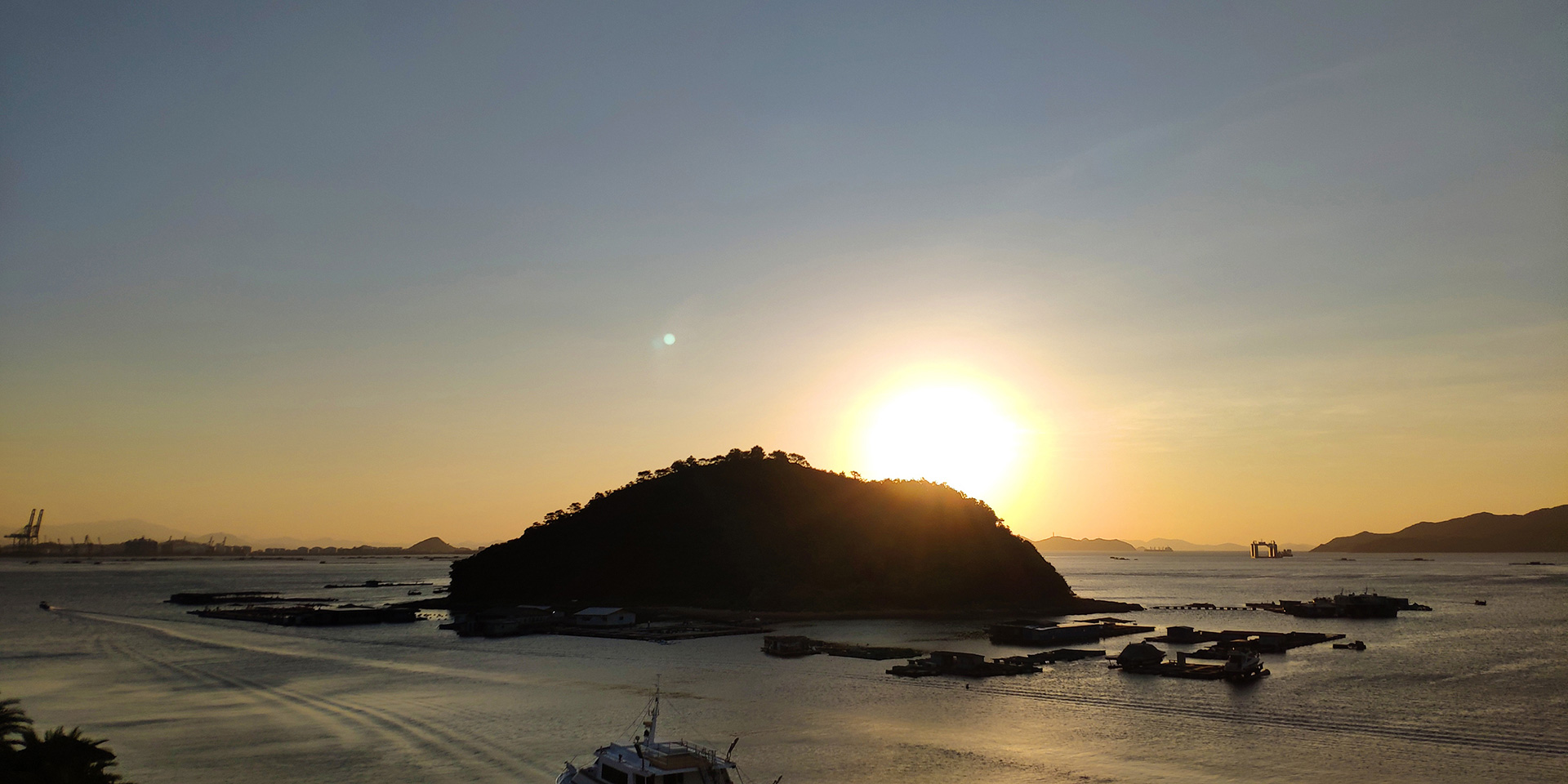 小島上的風景